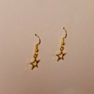 Golden Dainty Star Earrings