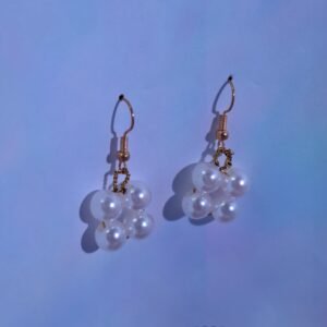 Handmade Big Pearl Earrings | Elegant Pearl Earrings for Women